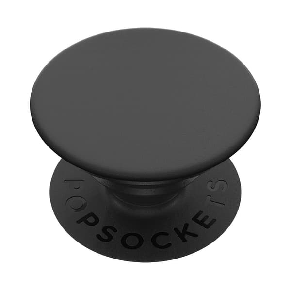 POPSOCKETS Musta Irrotettava Kahva Telinetäteellä Black
