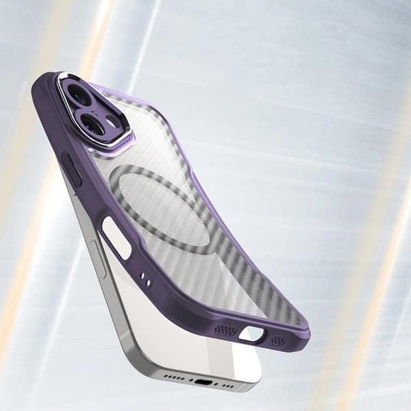 Telefontaske til iPhone 16 MagSafe Silicone Leading - Lilla Lila