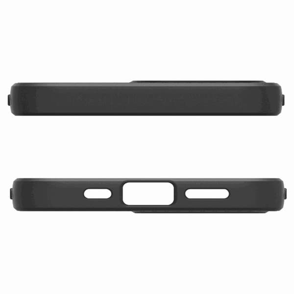 Spigen Telefontaske til iPhone 16e Magsafe Liquid Air - Matt Sort Svart