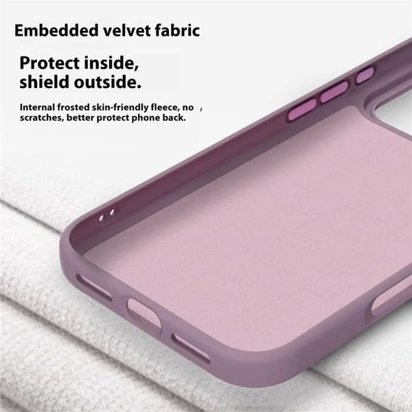 Mobilskal till iPhone 17 Pro Magsafe Litchi Pattern - Svart / Gråblå Svart