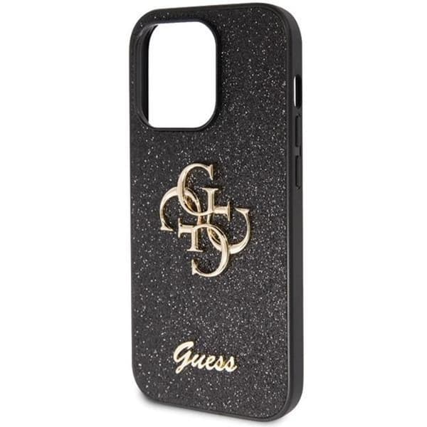 Guess Mobilskal till iPhone 11/XR Glitter Script Big - sVART Svart