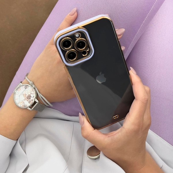 Xiaomi Redmi Note 11 Pro 4G/5G Skal Guld Frame - Vit