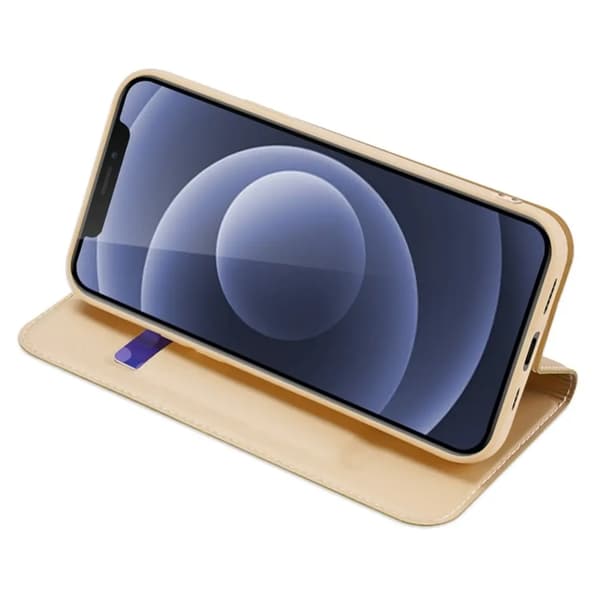 Dux Ducis iPhone 14 Plånboksfodral Skin Pro Series Folio Flip Guld
