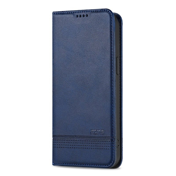 AZNS iPhone 16e Plånboksfodral Konstläder - Blå