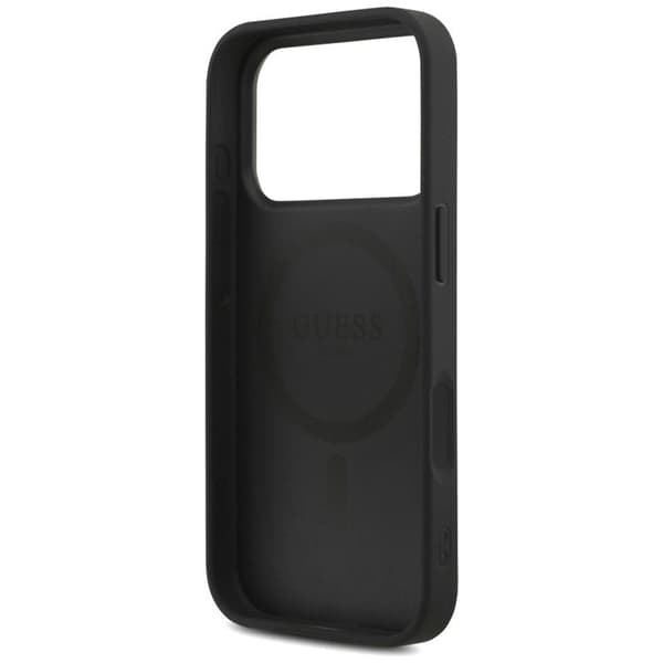 Guess Mobilskal till iPhone 17 Pro MagSafe 4G Strap Triangle Logo - Svart Svart