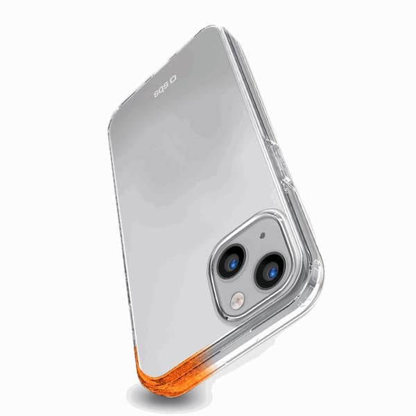 SBS Telefontaske til iPhone 14/13 D3O - Gennemsigtig Transparent