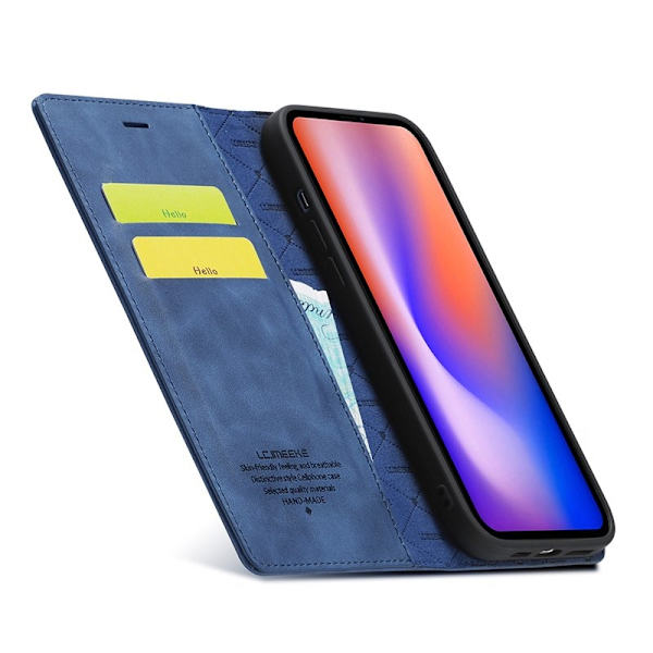 LC.IMEEKE Plånboksfodral för iPhone 12 / 12 Pro - Konstläder - Blå