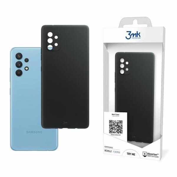 3MK Matt Cover Galaxy A33 5G - Sort Black