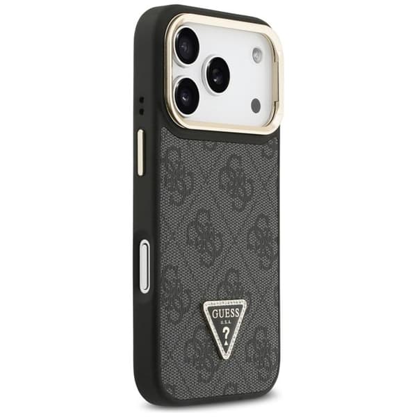 Guess Mobilskal till iPhone 17 Pro MagSafe Triangle Logo & Stand Svart