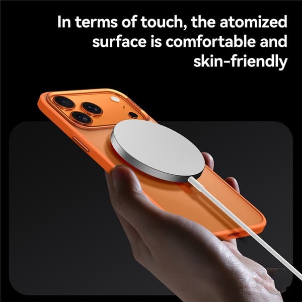 SULADA Mobilskal till iPhone 17 Pro MagSafe PC+TPU - Orange Orange