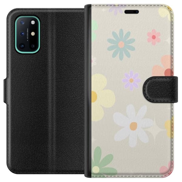 Plånboksfodral till OnePlus 8T med fejdande blommor