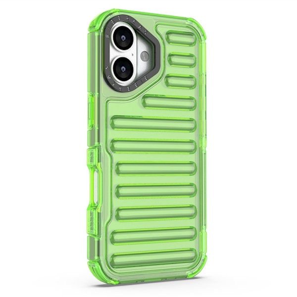 Mobilskal till iPhone 17 Stripe Design Detachable - Grön Grön