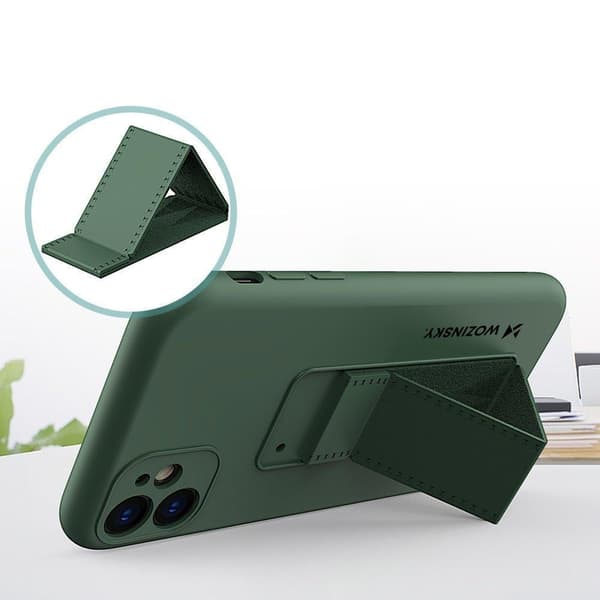 Wozinsky Kickstand SilikonSkal Xiaomi Redmi 10X 4G / Note 9 grey Grå