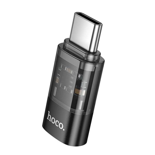 Hoco USB-C Till Lightning Adapter UA36D - Svart Svart