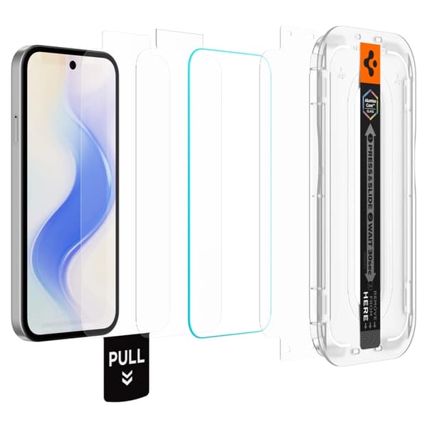 Spigen [2-Pack] Skärmskydd Härdat Glas För Google Pixel 10A - Clear Transparent