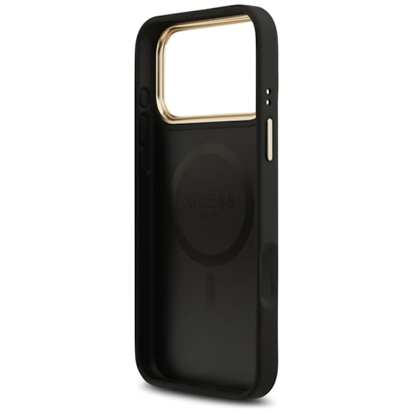 Guess Telefontaske til iPhone 17 Pro Max Magsafe Stripe - Sort Svart