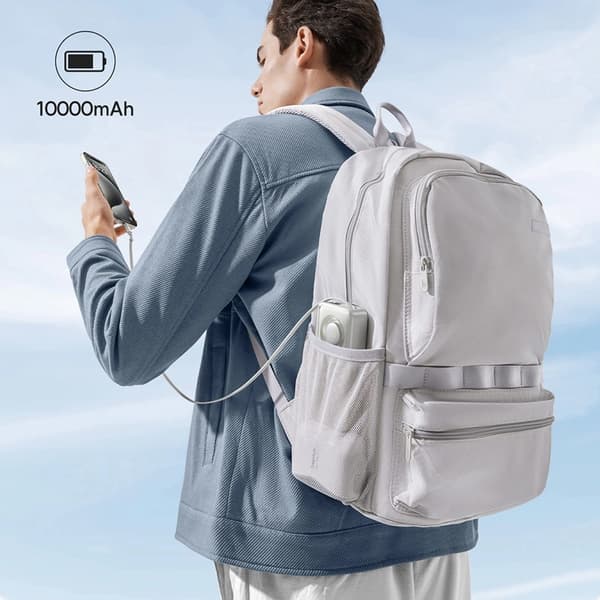 Baseus Powerbank 10000mAh 30W USB-C Kabel Free2Pull Grå
