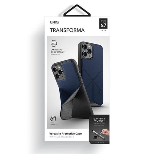 UNIQ iPhone 12 Pro Max -puhelimen kuori Transforma - Sininen Blå