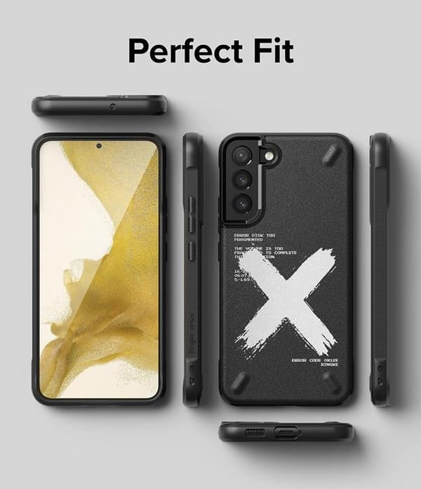 Ringke Galaxy S22 Plus -kuori Onyx Graffiti - Musta Svart