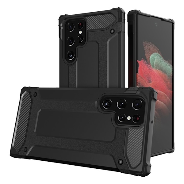 Galaxy S23 Ultra Mobilskal Tough Armor - Svart Svart
