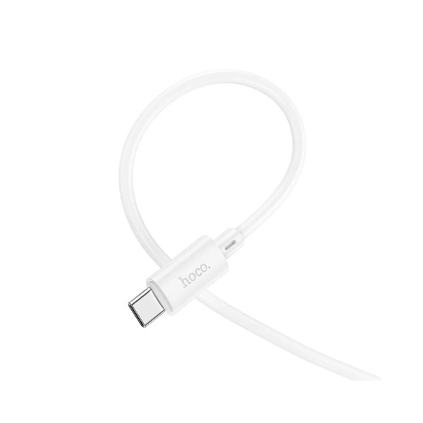 Hoco USB-A Till USB-C Kabel 1m - Vit Svart