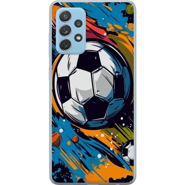 Mobilskal till Samsung Galaxy A72 5G med Fotbollar