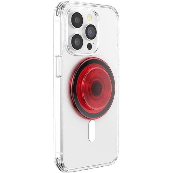 POPSOCKETS PopGrip til Magsafe - Danger Rød Transparent Black