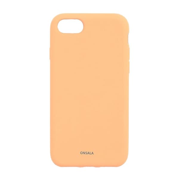 ONSALA Mobilskal med Silikonkänsla Apricot - iPhone 6/7/8/SE