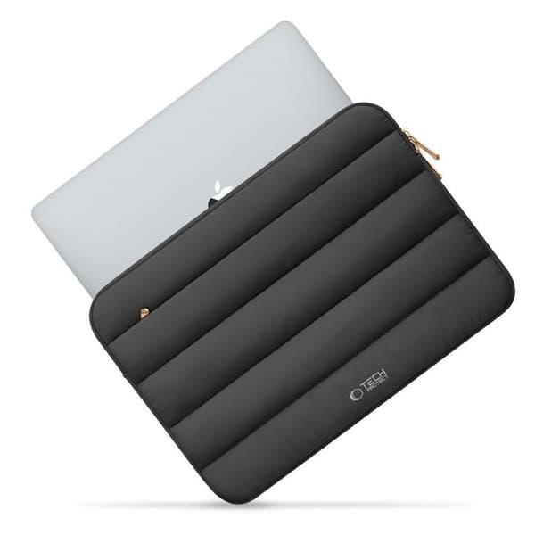 Tech-Protect Computertaske 15"-16" Fluffy - Sort Svart