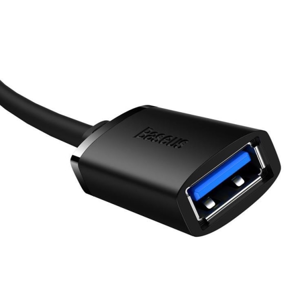 Baseus AirJoy Förlängning USB 2.0 Kabel 1.5m - Svart Svart