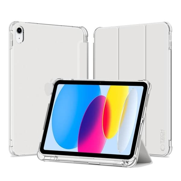 Tech-Protect iPad 10.9 (2022) Taske med penholder Silver