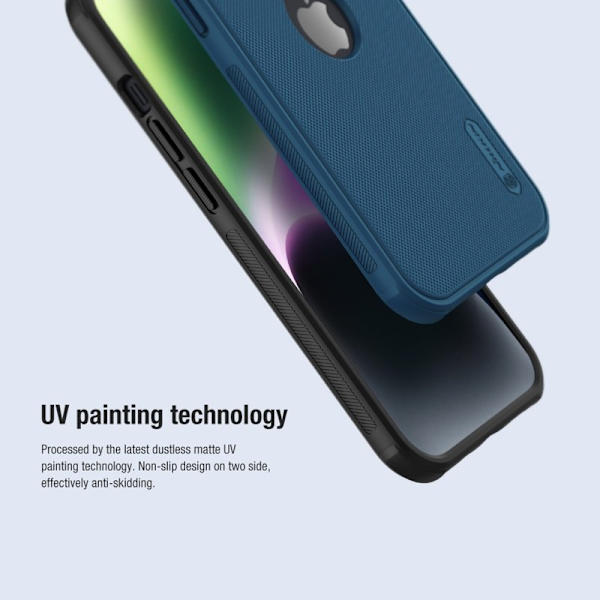 NILLKIN Super Frosted Shield Pro Mobilskal till iPhone 15 Blå