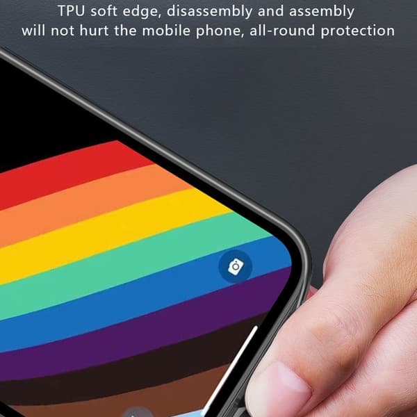 X-LEVEL Mobilskal till iPhone 15 Pro Transparent Anti-fingeravtryck Guld
