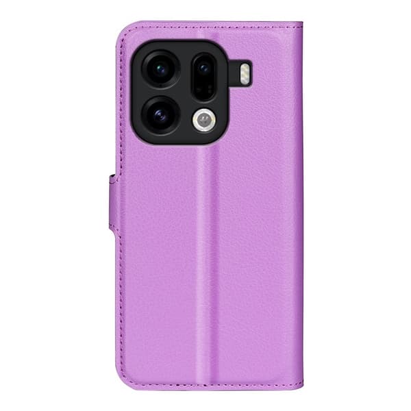 AMORUS Oppo Find X9 Pro 5G Plånboksfodral Konstläder Stöd - Lila