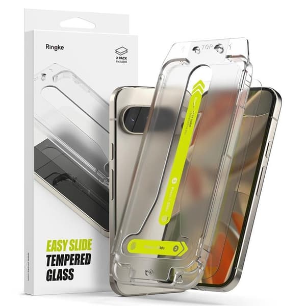 Ringke [2-Pack] Google Pixel 9/9 Pro/10/10 Pro Skärmskydd Härdat Glas Transparent