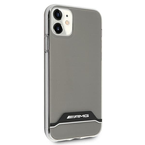 AMG-puhelinkotelo iPhone 11 Electroplate - Musta-Valkoinen