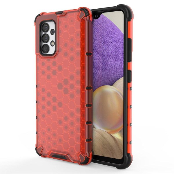 Honeycomb Armor Bumper Cover Galaxy A32 4g - Rød Red