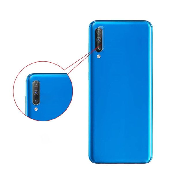 Kameralinsskydd i Härdat Glas till Samsung Galaxy A50 - Clear