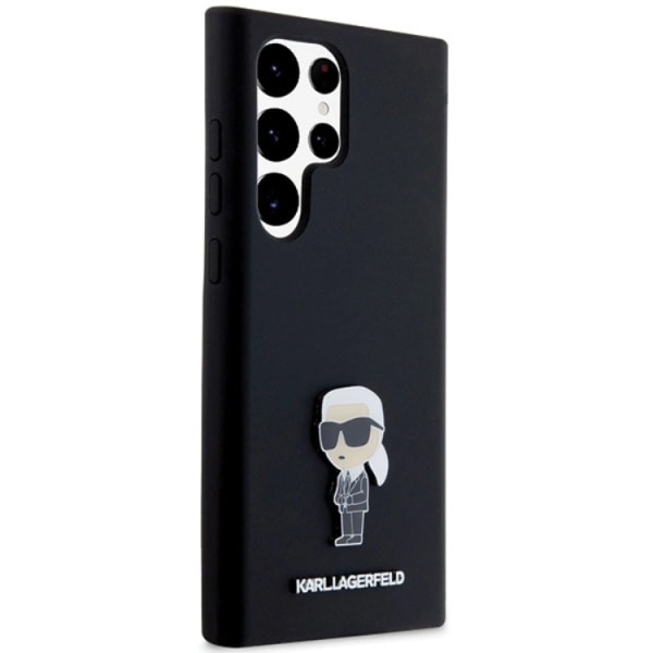 Karl Lagerfeld Galaxy S23 Ultra Mobile Case Silikone Iconic Metal P