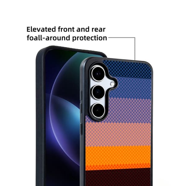 EYCASE Mobilskal för Samsung Galaxy S26 Magnetiskt TPU - Sunset Glow