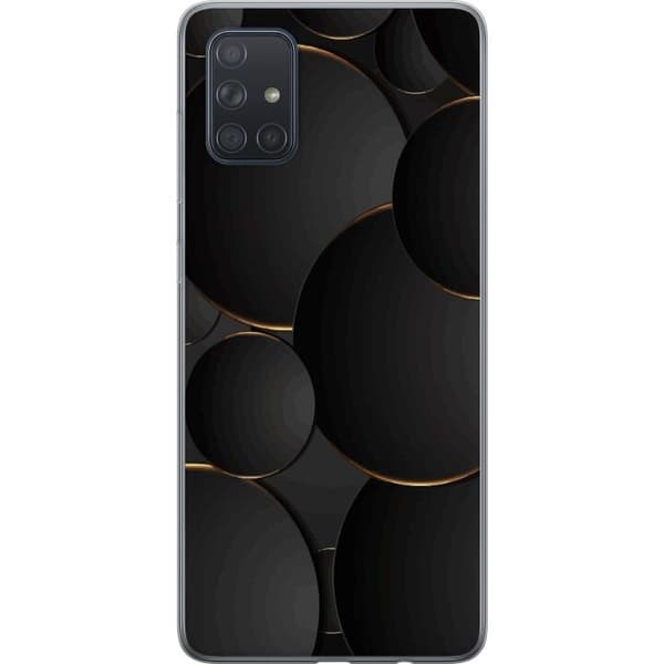 Mobilcover til Samsung Galaxy A71 med Luksuriøse Cirkler