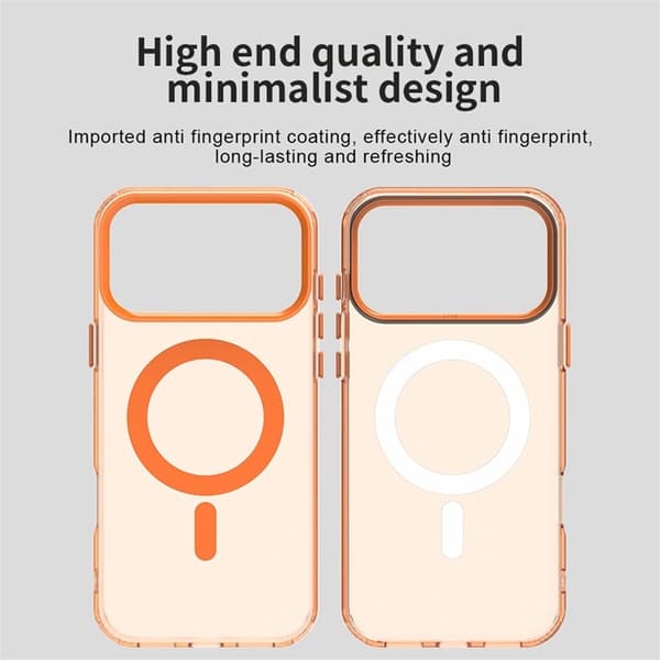 Mobilskal till iPhone 17 Pro Max MagSafe Anti Drop Hybrid - Orange Orange