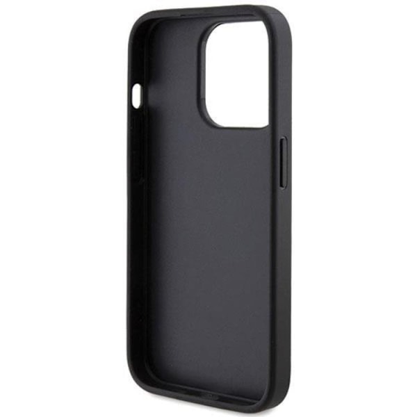 Guess iPhone 15 Pro Mobilskal Glitter Script Big - Svart Svart