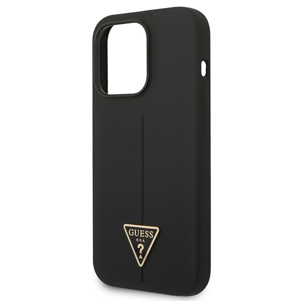 Guess telefontaske til iPhone 14 Pro MagSafe silikone trekant