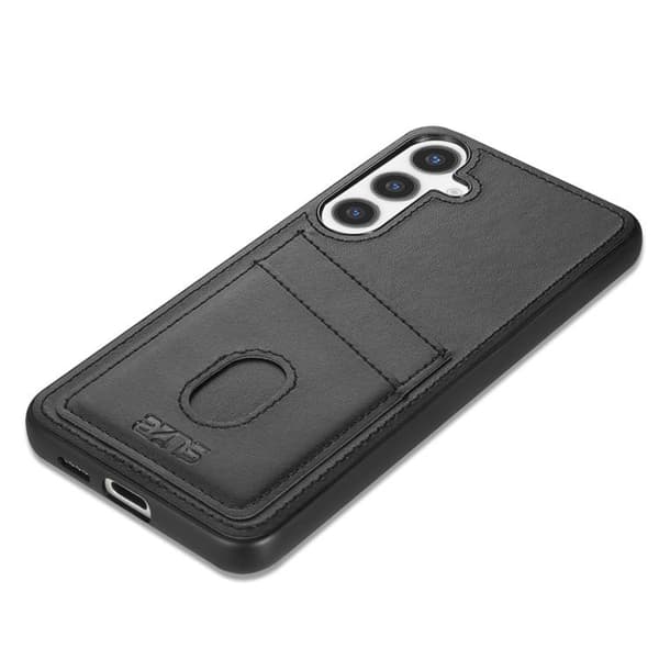 AZNS Mobilskal till Galaxy S26 Plus korthållare Calf Texture Svart