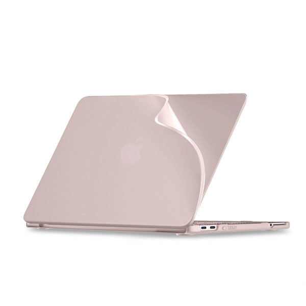 Tech-Protect Fodral För Macbook Neo 13 Soft Shell - Matte Blush Rosa