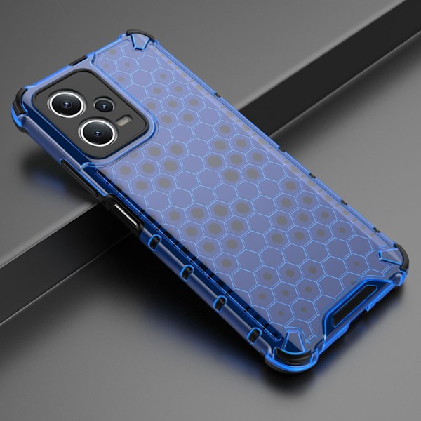 Redmi Note 12/Poco X5 5g Mobilskal Honeycomb - Blå Blå