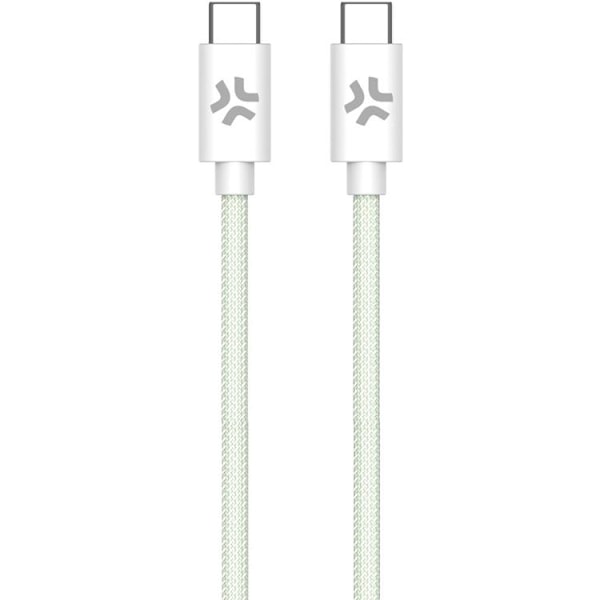 CELLY USB-C till USB-C kabel 60W 1.5m - Grön