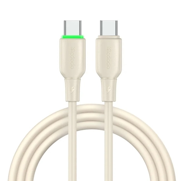 MCDODO USB-C - USB-C 65W Kabel 1.2M CA-477 Alpha - Beige Beige