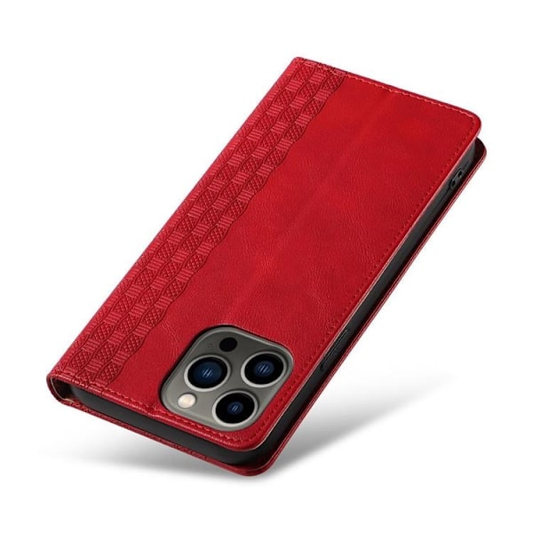 Galaxy S23 Plus Plånboksfodral Magnet Strap - Röd